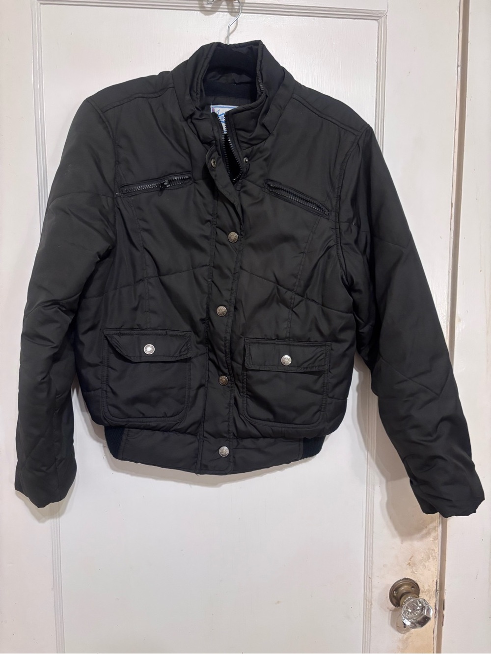 Black Quilted Women's Jacket